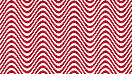 red and white wave