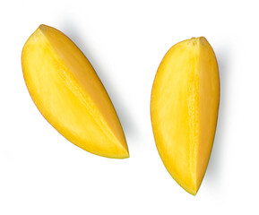 fresh mango fruit slices