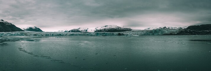 The face of the Columbia Glacier, Valdez, AK