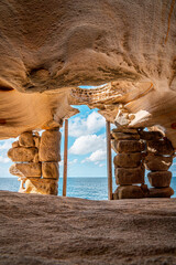 Cave with Skylight by the Ocean - a Relaxing Zen Sanctuary