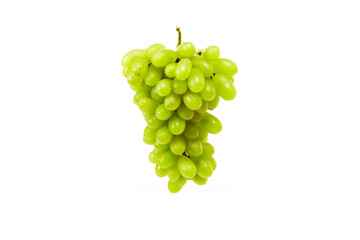green grapes isolated on a white background