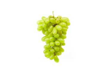 green grapes isolated on a white background