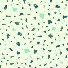 Terrazzo seamless pattern. Khaki classic flooring