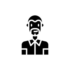 People Icon Man Vector Illustration