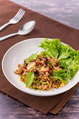 Ground pork salad