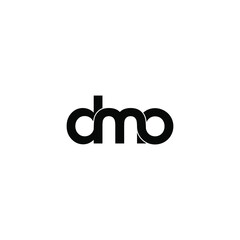 dmo letter original monogram logo design