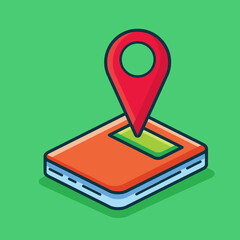 address book concept isolated cartoon vector illustration in flat style