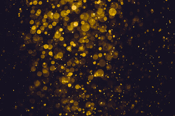 Vintage abstract gold bokeh