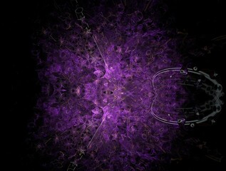 Imaginatory fractal background generated Image