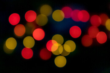 Abstract colorful bokeh