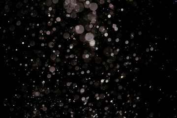 Fototapeta premium Black bokeh texture