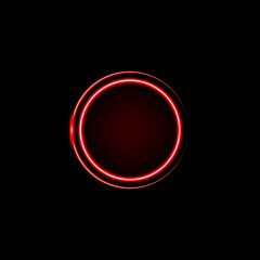 Abstract Circle Light Red Frame vector background