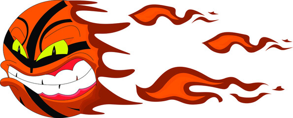 A logo for basketball team