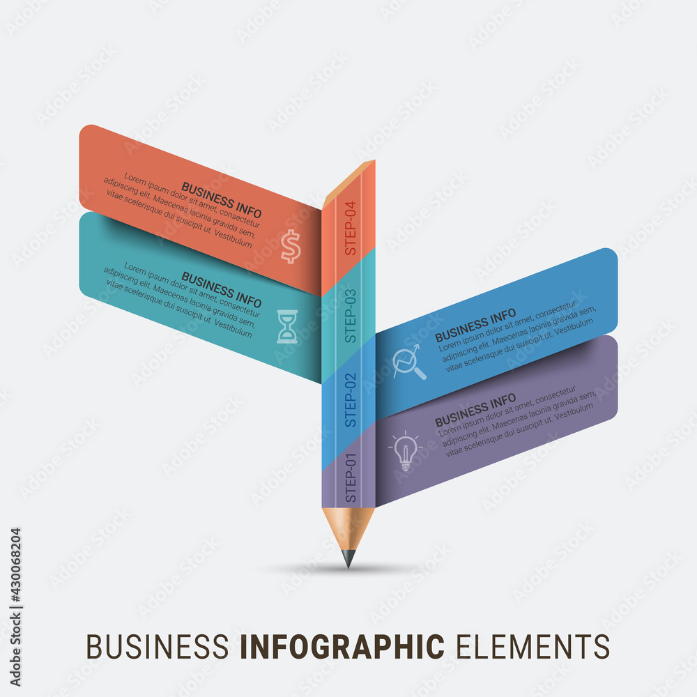 Poster infographics design vector and marketing icons can be used for workflow layout, diagram, annual repo