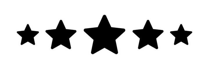 Five stars rating icon
