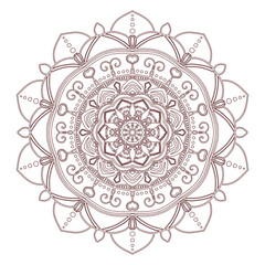 曼陀羅模様ベクターイラスト
