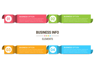 Abstract infographics number options template. Vector illustration. Can be used for steps, options, business processes, workflow, diagram, flowchart concept, timeline, marketing icons, info graphics.