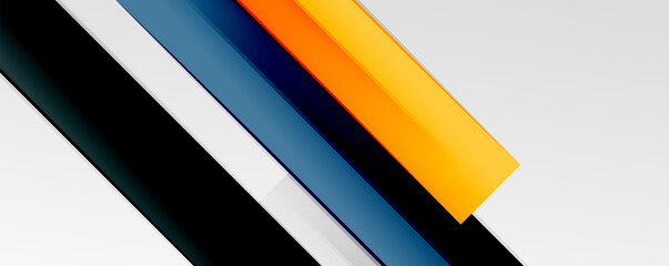 Multicolored lines background. Design template for business or technology presentations, internet posters or web brochure covers