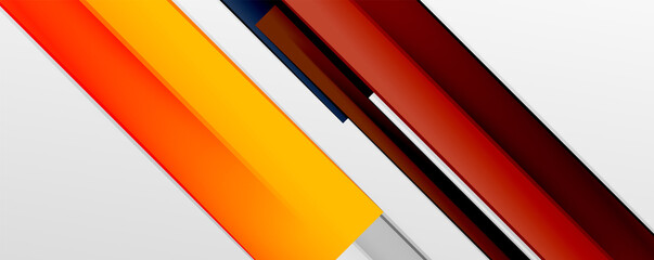 Multicolored lines background. Design template for business or technology presentations, internet posters or web brochure covers