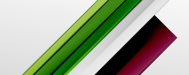 Color abstract lines trendy geometric background for business or technology presentation, internet poster or web brochure cover, wallpaper