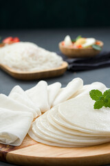 Rice Pathiri and Ideyappam
