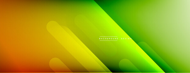 Dynamic lines abstract background. 3D shadow effects and fluid gradients. Modern overlapping forms