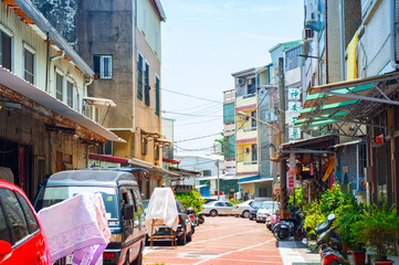 Fototapeta na wymiar 台南の古い町並み