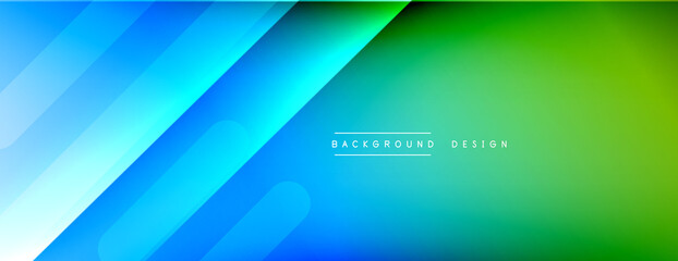 Dynamic lines abstract background. 3D shadow effects and fluid gradients. Modern overlapping forms