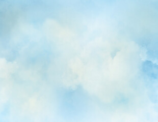 Color sky with clouds background