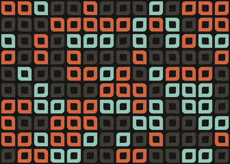 Abstract Geometric Pattern generative computational art illustration