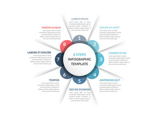 Circle Infographics - Eight Elements