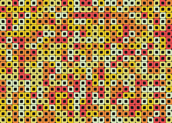 Abstract Geometric Pattern generative computational art illustration