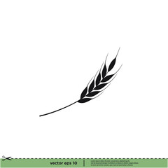wheat simple design element