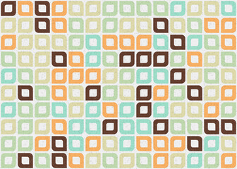 Abstract Geometric Pattern generative computational art illustration