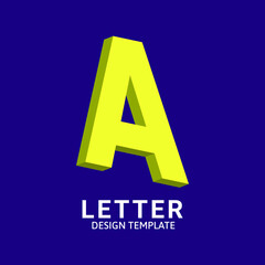 Initial Letter A Logo Icon Concept. Creative Minimal Alphabet Emblem Design Template. Graphic Symbol for Corporate Business Identity.Creative Vector Graphic Element.