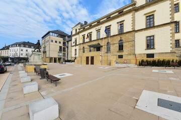Naklejka premium Belgique Wallonie Arlon Hotel de ville mairie