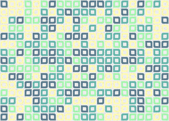 Abstract Geometric Pattern generative computational art illustration