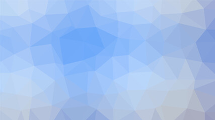 Blue polygon pattern. Low poly design
