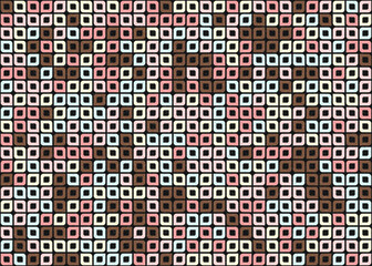 Abstract Geometric Pattern generative computational art illustration