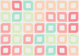 Abstract Geometric Pattern generative computational art illustration
