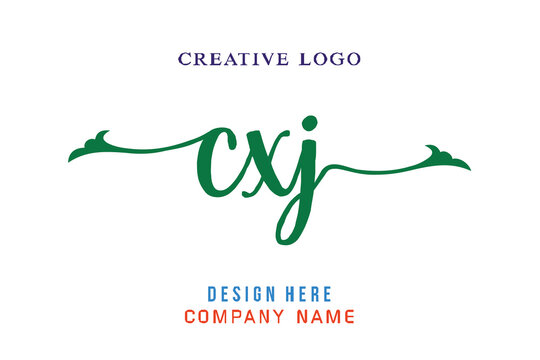 CXJ lettering logo is simple, easy to understand and authoritative