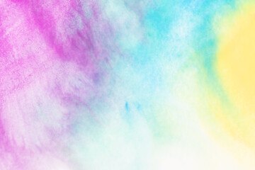 Abstract Colorful colors background in watercolor style for vintage design
