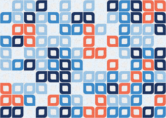 Abstract Geometric Pattern generative computational art illustration