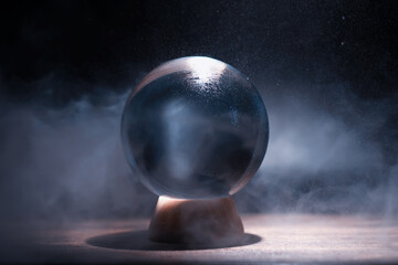 Crystal ball to predict the fate. Guessing for the future.