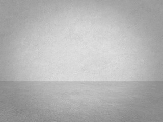 empty gray interior with concrete wall