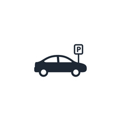 car parking icon symbol