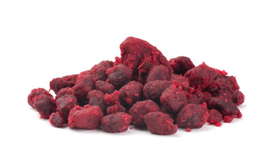 Red baobab seeds with sugar isolated