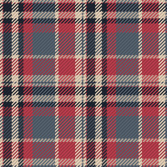 Seamless pattern of scottish tartan plaid. Repeatable background with check fabric texture. Vector backdrop striped textile print.