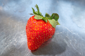 Rote frische Erdbeere