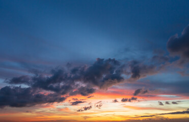 Fototapeta na wymiar Morning sky with clouds